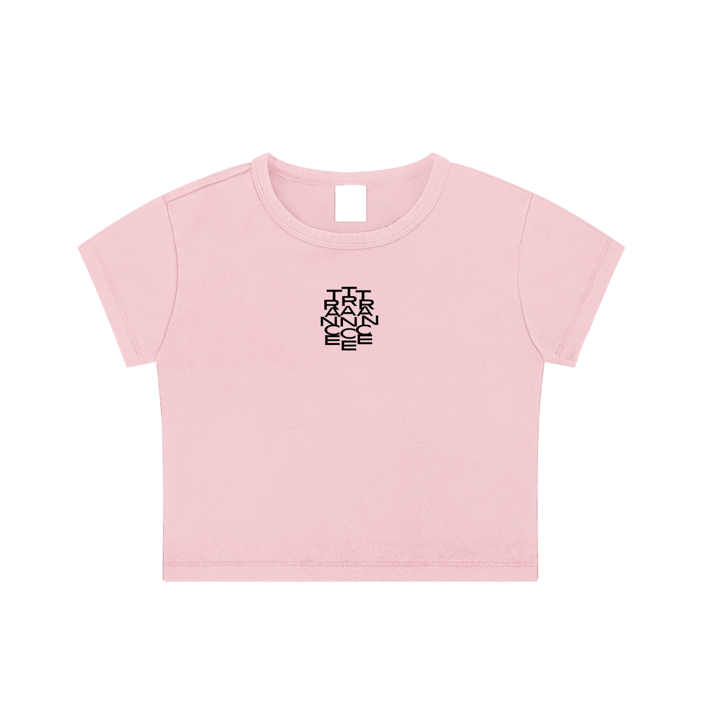 Snow Washed "Rose Pink" Crop Top