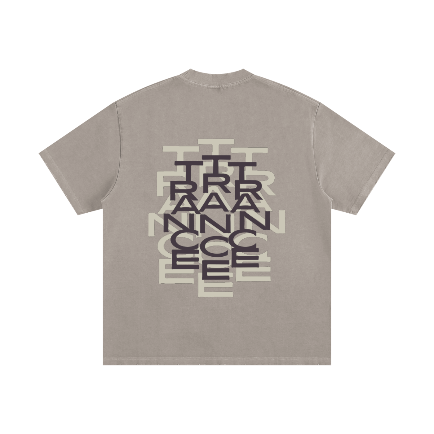 Heavyweight Vintage Washed "Papyrus Tan" Frayed T-Shirt