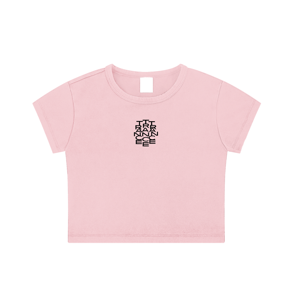 Snow Washed "Rose Pink" Crop Top