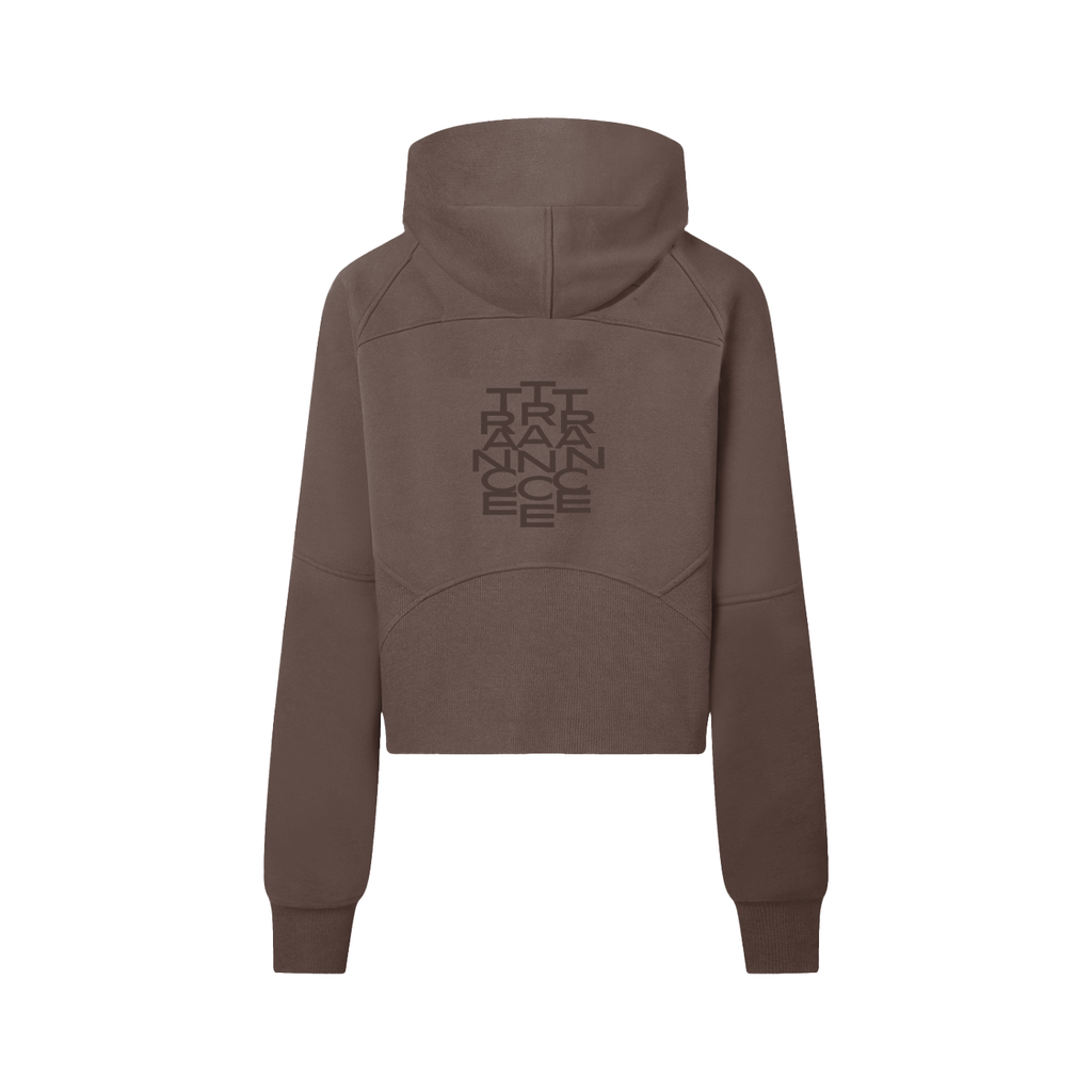 Cropped Half-Zip Hoodie