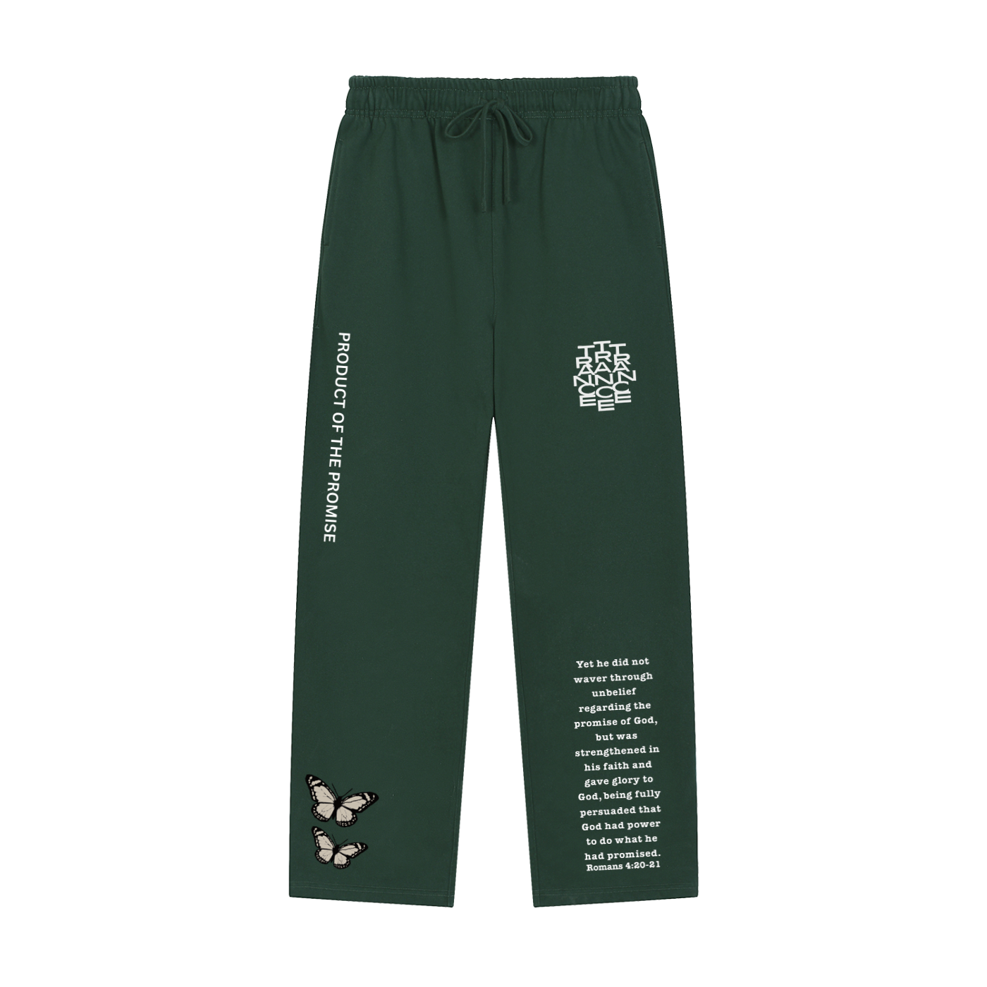 Solid Color Straight-Leg Sweatpants